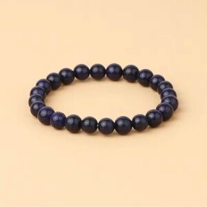 Blue Lapis Lazuli beaded bracelet